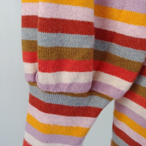 Madewell Stripe Puff Sleeve Scoop Sweater XXS NWOT - Picture 13 of 16